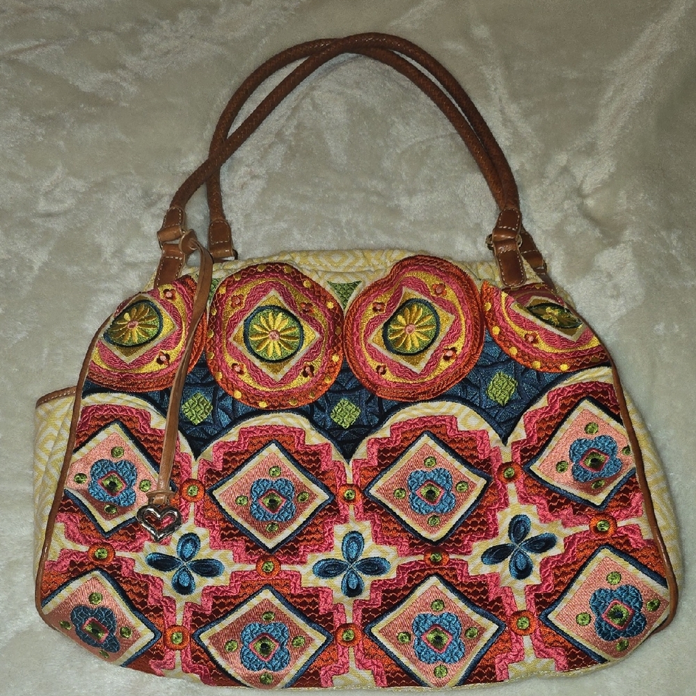Colorful Embroidered Women's Bag